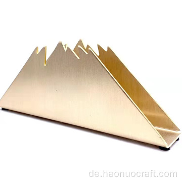 Kreativer goldener vulkanischer Papierhandtuchhalter